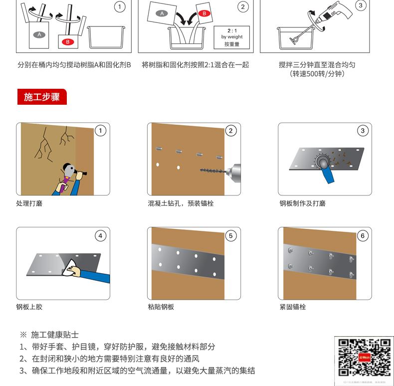 包钢睢县粘钢加固施工过程